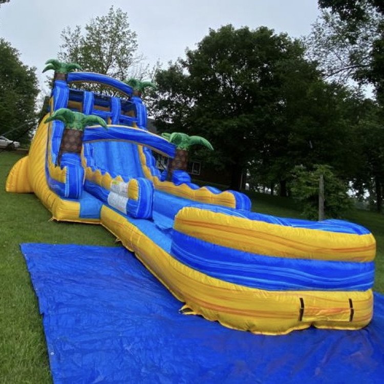 20 FT Lava Falls Hybrid Waterslide