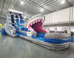 22 FT Jaws Double Lane Waterslide